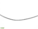 Lant de dama din argint 925 - model tubular semirigid - L265Y23B - imagine 4