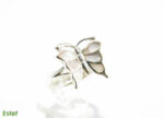 Inel din argint cu sidef - Fluture - stil fashion - i245Y120E - imagine 3