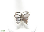 Inel din argint cu sidef - Fluture - stil fashion - i245Y120E - imagine 4