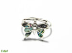 Inel din argint cu sidef Abalonne - Fluture - stil fashion - i200Y9E - imagine 4