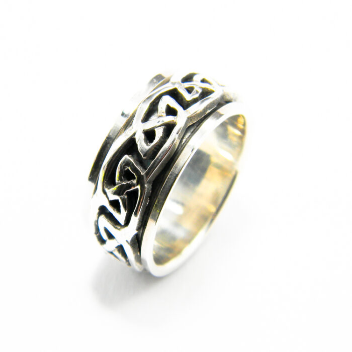 Inel din argint fara pietre - stil celtic - i110A2B - imagine 3