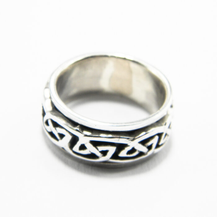 Inel din argint fara pietre - stil celtic - i110A2B - imagine 2