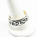 Inel din argint fara pietre - stil celtic - i110A2B - imagine 5