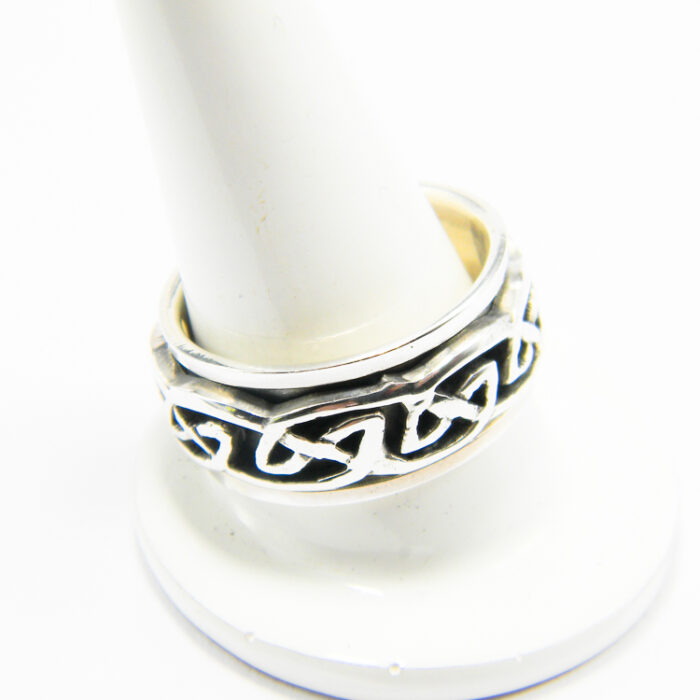 Inel din argint fara pietre - stil celtic - i110A2B - imagine 5
