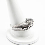 Inel din argint fara pietre - stil Art Deco - Iarina - i120Y54X - imagine 3