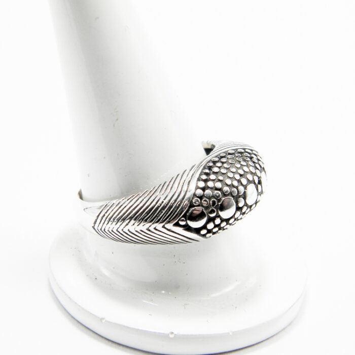 Inel din argint fara pietre - stil Art Deco - Iarina - i120Y54X - imagine 3