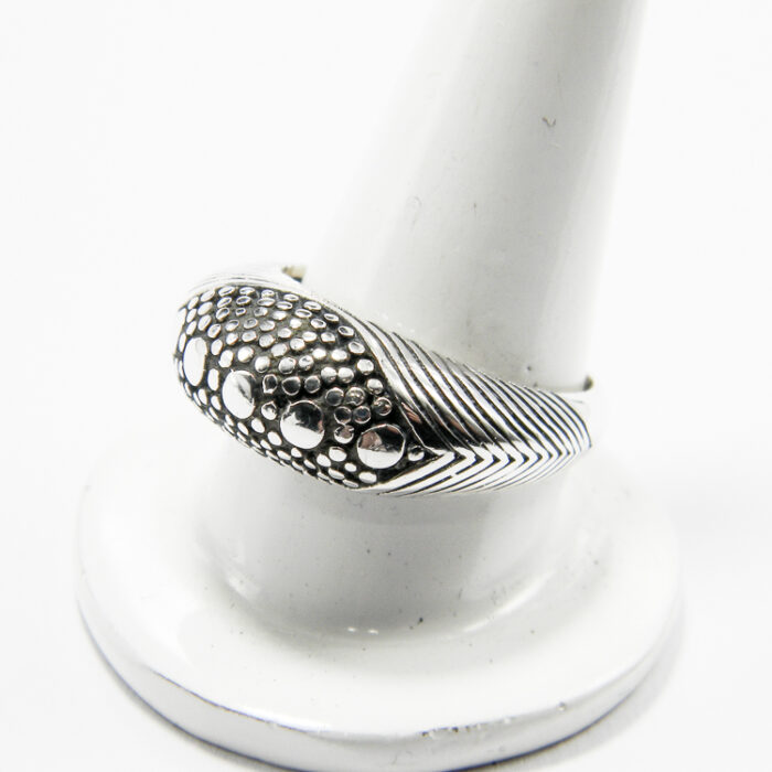 Inel din argint fara pietre - stil Art Deco - Iarina - i120Y54X - imagine 2