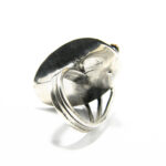 Inel unicat din argint cu bronz si onix - stil Art Deco - i135E69D-1 - imagine 5