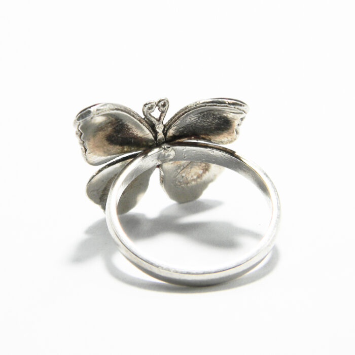 Inel Fluture din argint emailat - stil fashion - i150A8E - imagine 4