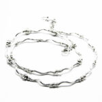 Colier handmade din argint fara pietre - stil fashion - Harietta - HM0507 - imagine 2