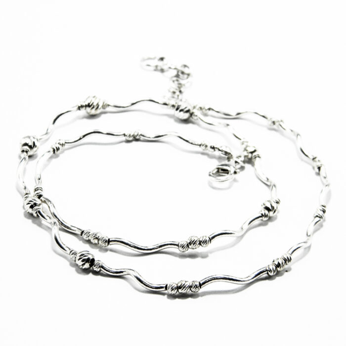 Colier handmade din argint fara pietre - stil fashion - Harietta - HM0507 - imagine 2