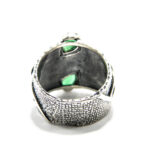 Inel stil vintage din argint cu smarald - Arina - i135E40D-1 - imagine 6