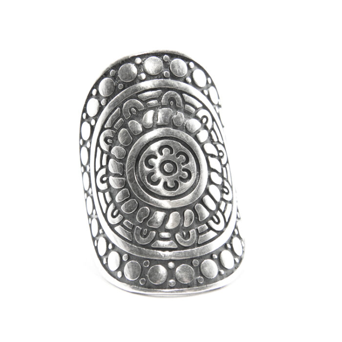 Inel din argint fara pietre - stil vintage - Indra - i140E79C - imagine 4