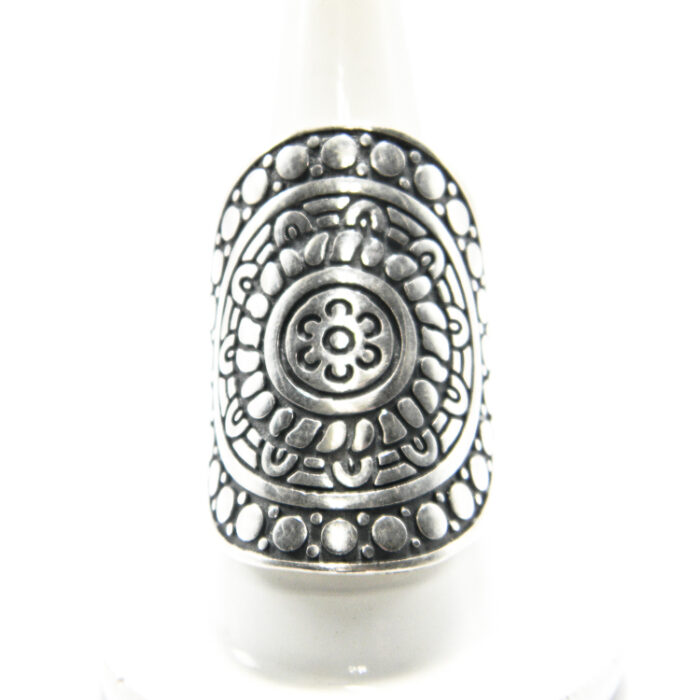 Inel din argint fara pietre - stil vintage - Indra - i140E79C - imagine 3