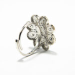 Inel reglabil din argint cu pietre zirconiu - stil oriental - Bahar - i185E25D - imagine 6