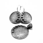 Set vintage din argint fara pietre - stil Art Deco - Raisa - S135EGKP - imagine 3