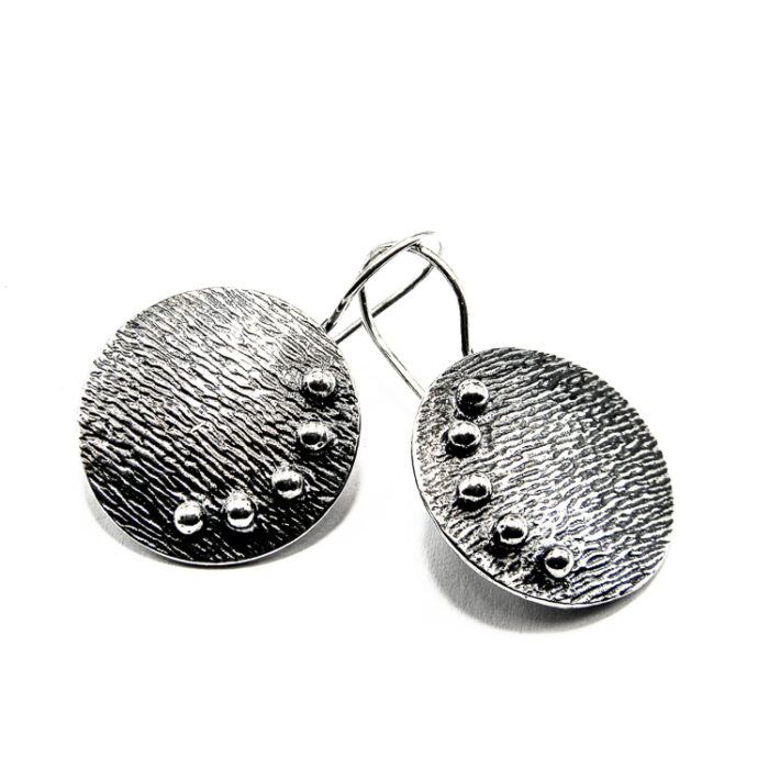 Set vintage din argint fara pietre - stil Art Deco - Raisa - S135EGKP - imagine 6