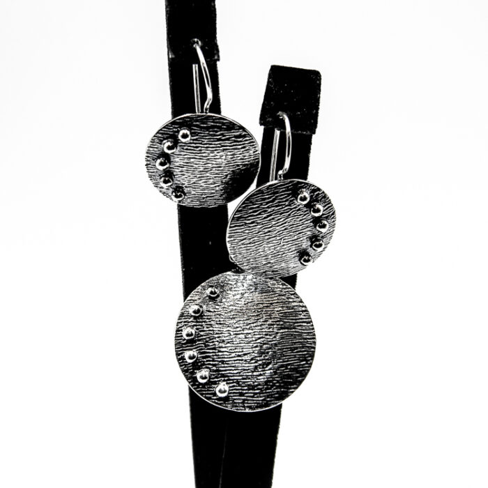 Set vintage din argint fara pietre - stil Art Deco - Raisa - S135EGKP - imagine 2