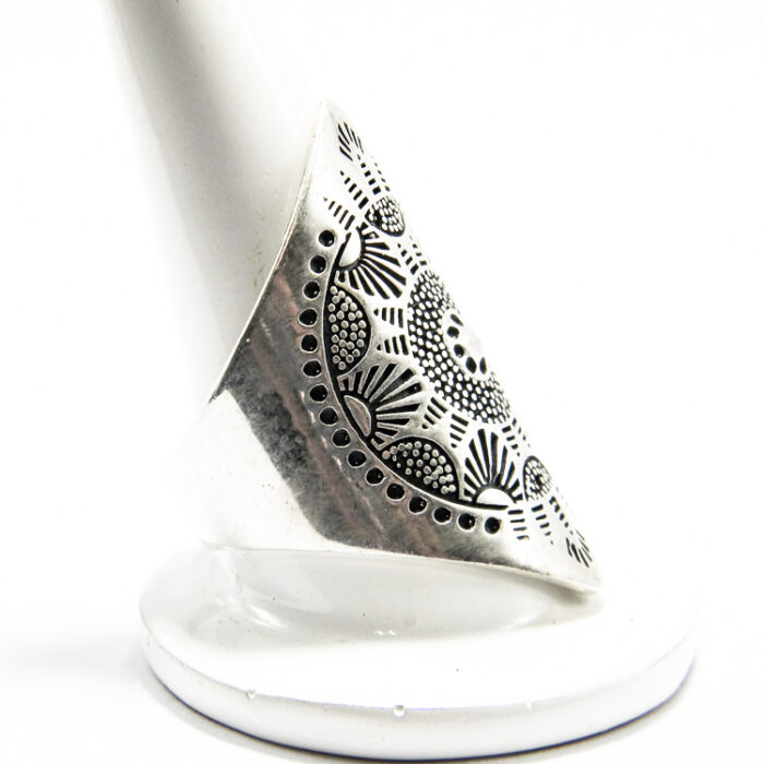 Inel reglabil din argint fara pietre - stil vintage - Ayana - i135E93E - imagine 4