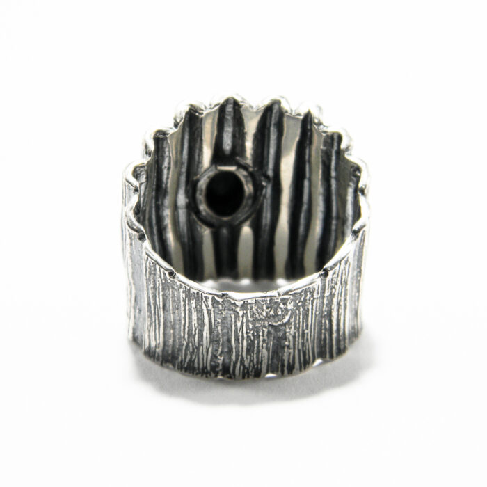 Inel unicat din argint si malachit - stil vintage - Despina - i135E112E - imagine 5