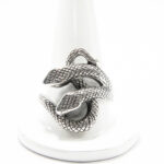 Inel din argint fara pietre - Sarpe - i277Y24D - imagine 3