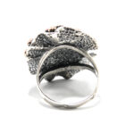 Inel vintage unicat din argint cu perla de Mallorca - Otilia - i135E53G - imagine 5