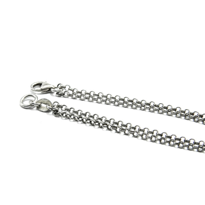 Colier handmade din argint cu amazonit - Unicat - CL155F30E - imagine 6