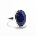 Inel din lapis lazuli si argint 925 - i224Y12C - imagine 2