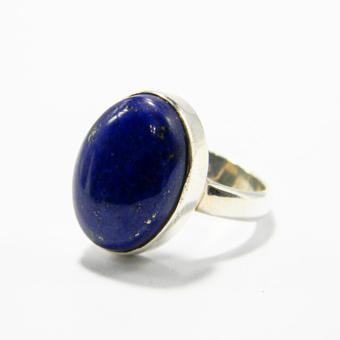 Inel din lapis lazuli si argint 925 - i224Y12C - imagine 4
