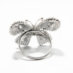Inel Fluture din argint emailat si zirconiu - Unicat -i160A40B - imagine 5
