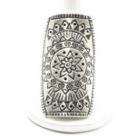 Inel mare din argint fara pietre - stil vintage - Nepal - i190Y127G - imagine 2