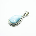 Pandantiv din argint cu larimar - Iulia - P267Y110G - imagine 4