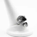 Inel din argint antichizat - stil vintage - Frunze - i135E45G - imagine 4