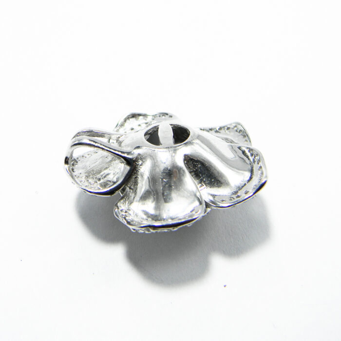 Pandantiv stil vintage din argint si pietre zirconiu - Flora - P130A-28 - imagine 3