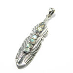 Pandantiv unicat din argint cu labradorit - stil vintage - P256Y25F-1 - imagine 3