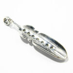 Pandantiv unicat din argint cu labradorit - stil vintage - P256Y25F-1 - imagine 5