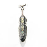 Pandantiv unicat din argint cu labradorit - stil vintage - P256Y25F-1 - imagine 4