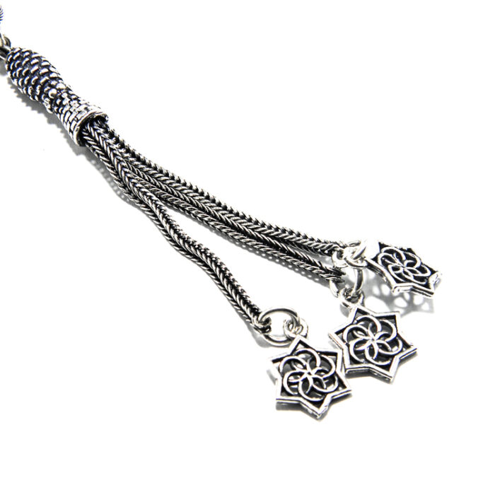 Pandantiv handmade unicat din argint si carneol - stil oriental - HM0833 - imagine 6