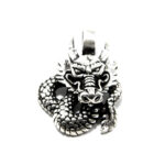 Pandantiv din argint fara pietre - Dragon - P137Y-9 - imagine 4