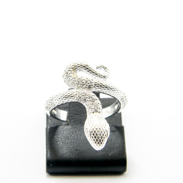 Inel Sarpe din argint simplu - marime reglabila - i150A80G - imagine 2