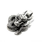 Pandantiv din argint fara pietre - Dragon - P137Y-9 - imagine 3