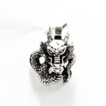 Pandantiv din argint fara pietre - Dragon - P137Y-9 - imagine 2