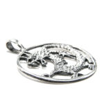 Pandantiv din argint fara pietre - Dragon - P150A48F - imagine 4
