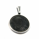 Pandantiv barbatesc din argint cu onix - Vultur - P120Y27F - imagine 5