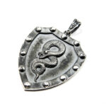 Pandantiv din argint cu dragon - Unisex - Vintage - P145A31D - imagine 3