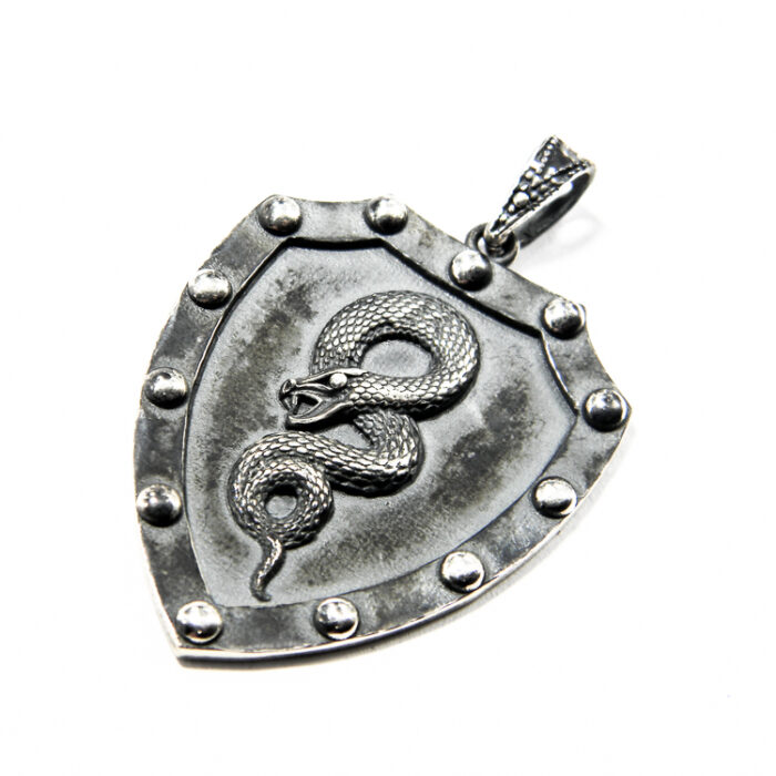 Pandantiv din argint cu dragon - Unisex - Vintage - P145A31D - imagine 3
