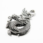 Pandantiv din argint fara pietre - Micul dragon - Unisex - P140A-75 - imagine 2