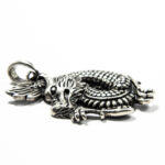 Pandantiv din argint fara pietre - Micul dragon - Unisex - P140A-75 - imagine 3