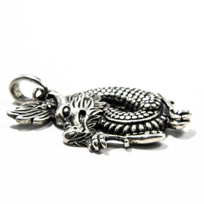 Pandantiv din argint fara pietre - Micul dragon - Unisex - P140A-75 - imagine 3