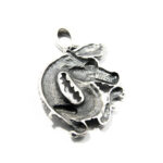 Pandantiv din argint fara pietre - Micul dragon - Unisex - P140A-75 - imagine 5